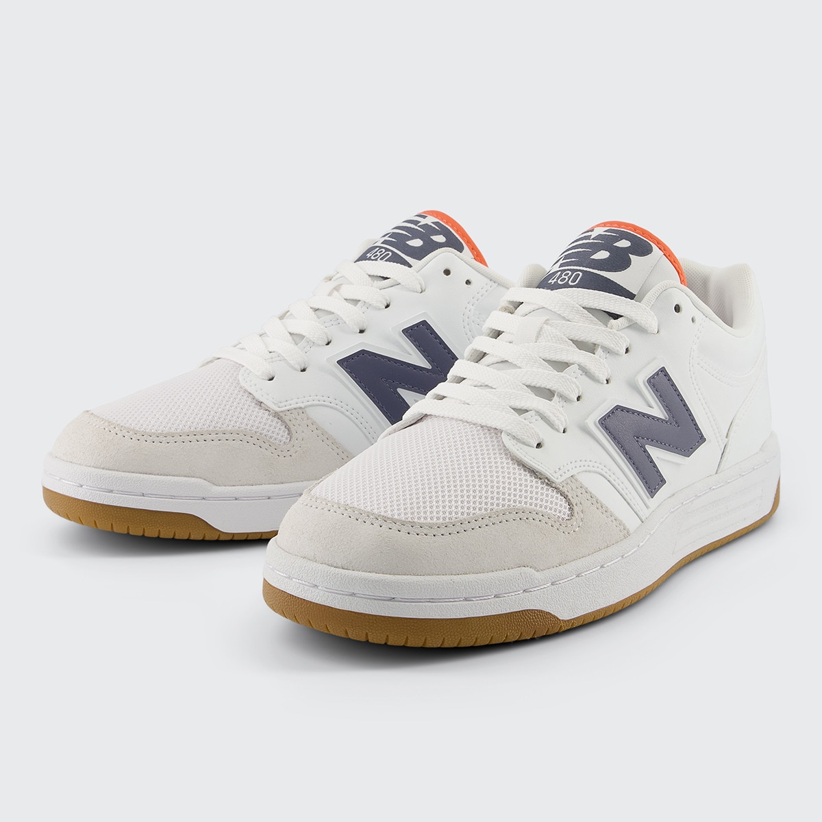 Sapatilhas casual 480 Branco / Azul-marinho-3