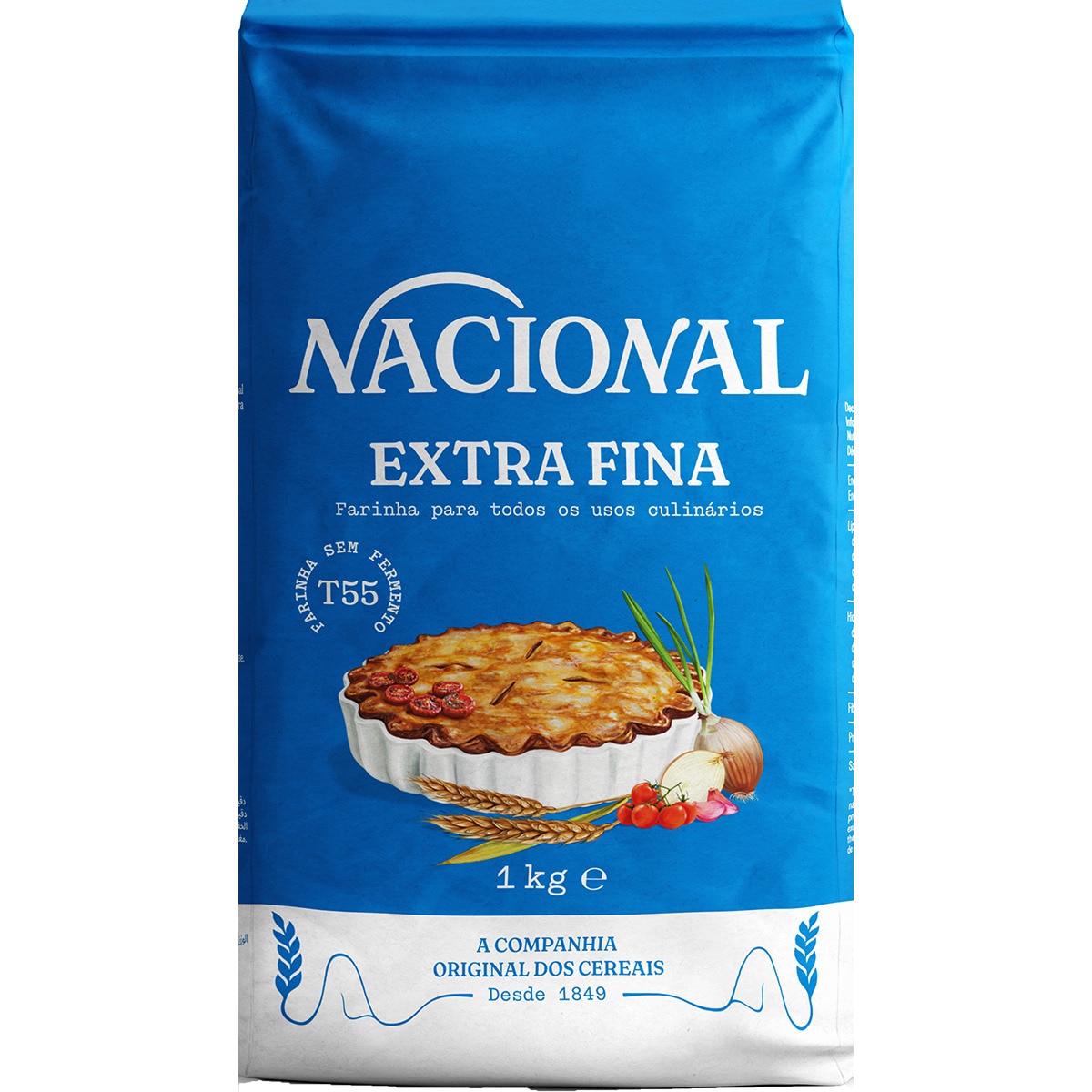 Farinha Extra Fina Tipo 55 embalagem 1 kg