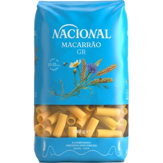 Macarrão Grande embalagem 500 g - Nacional