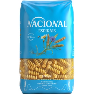 Espirais embalagem 500 g - Nacional