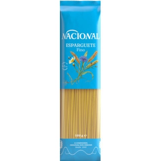 Esparguete Fino embalagem 500 g - Nacional