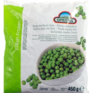 Ervilhas embalagem 450 g - Greens