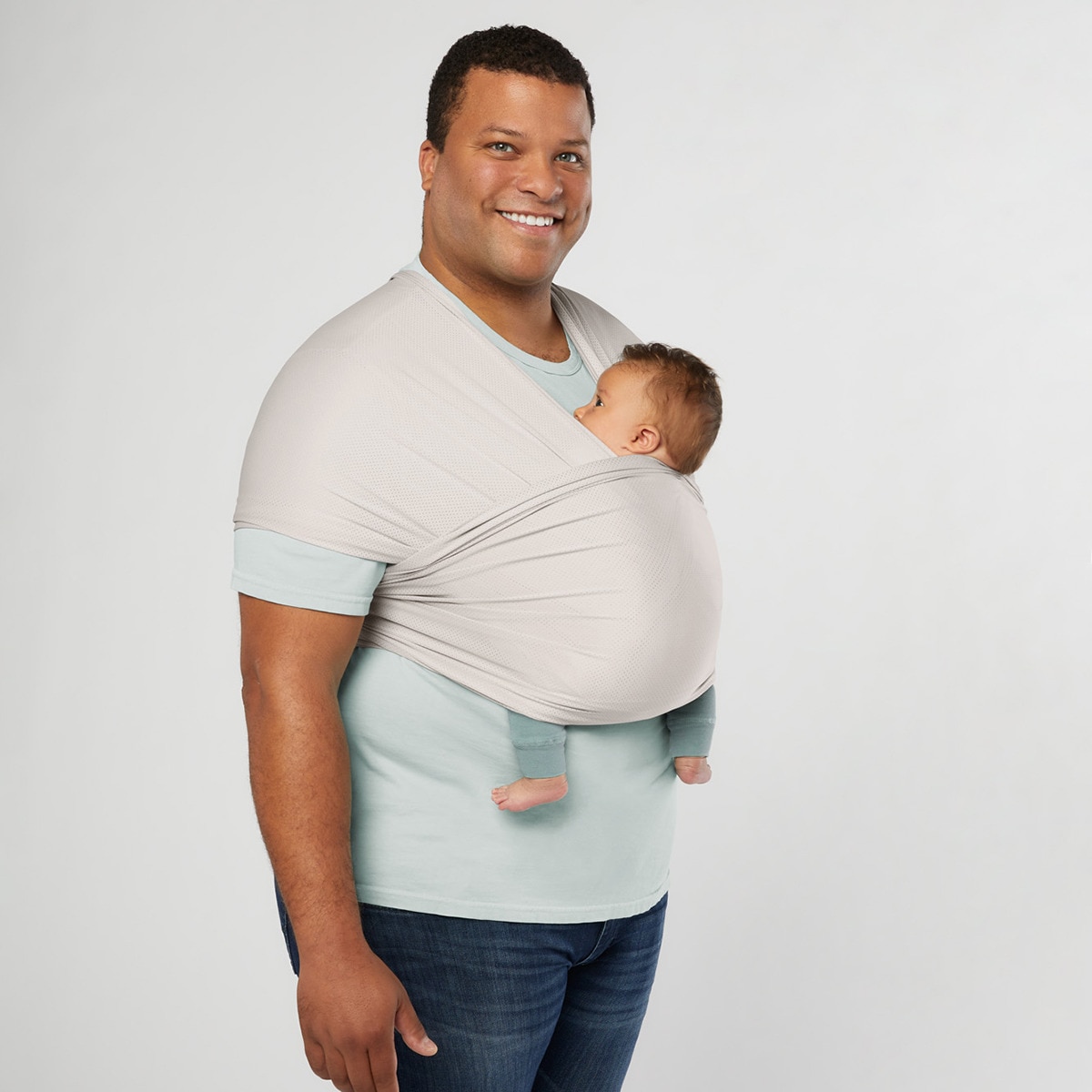 Écharpe Aura Tecido Sustentável Mesh Cinzento-claro-6