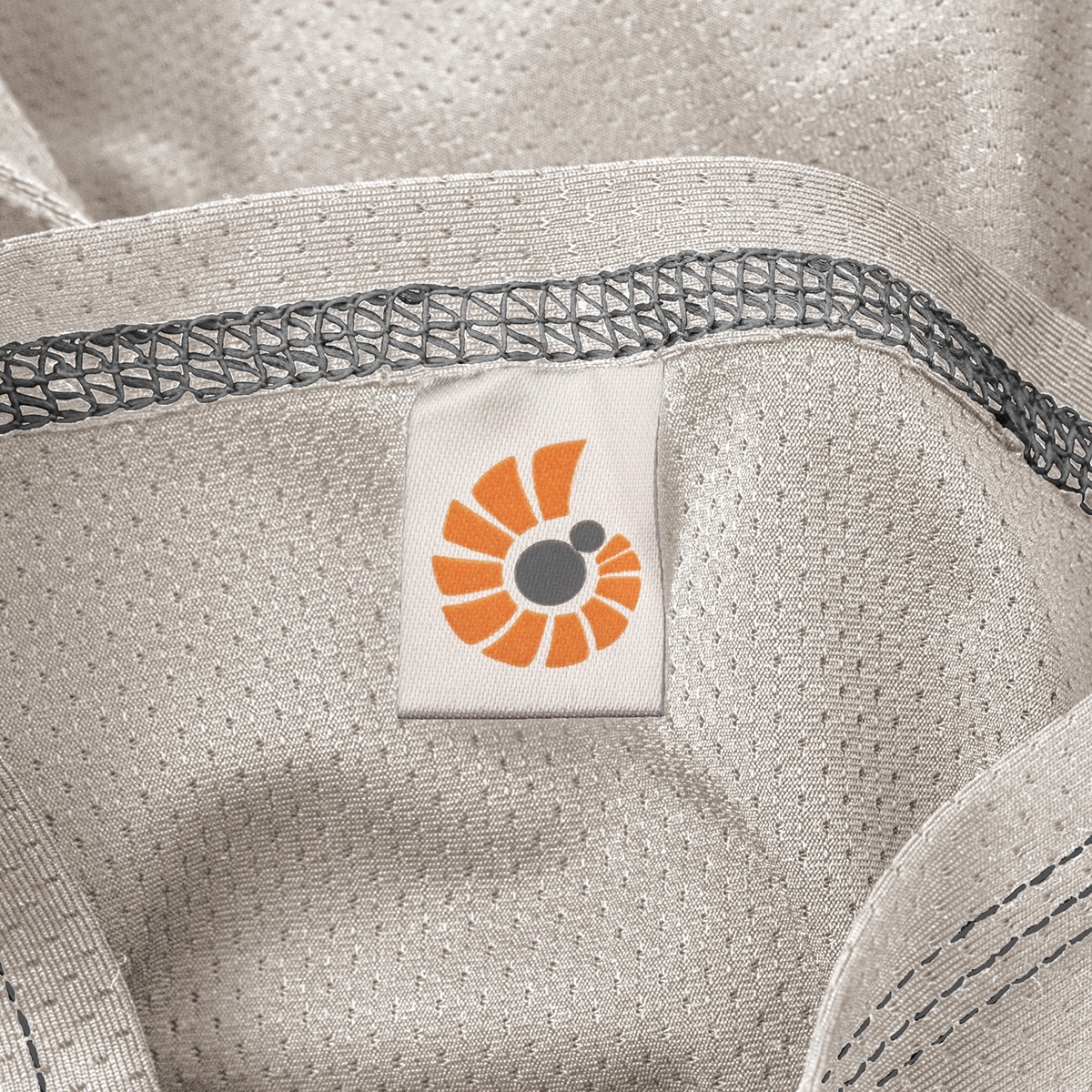 Écharpe Aura Tecido Sustentável Mesh Cinzento-claro-12