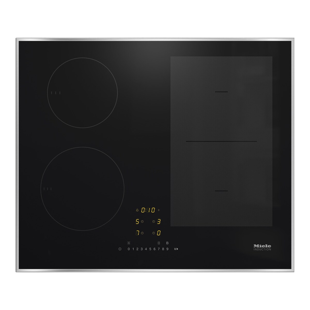 Placa de Indução Miele KM 7466 FR 125 PowerFlex, de 4 Zonas e de 62,6 cm - Preto Preto-1