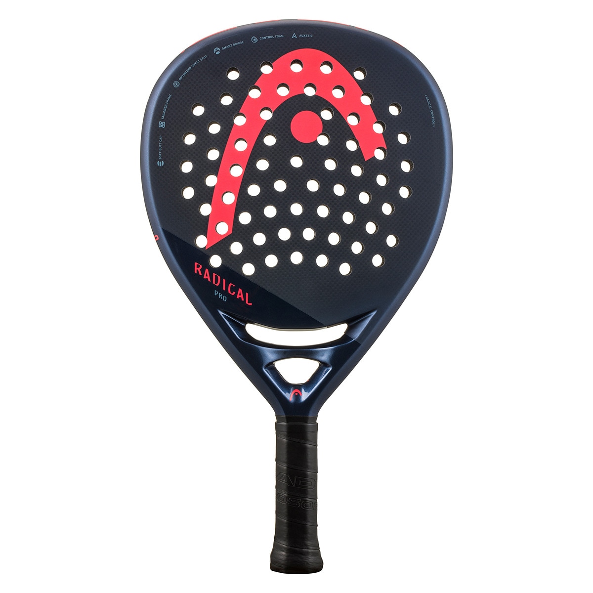 Raquete de Padel Radical Pro 2024 Azul-marinho / Vermelho-4