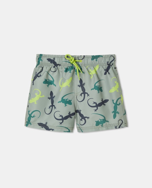 Imagen 0 de Bañador bermuda de niño con lagartos