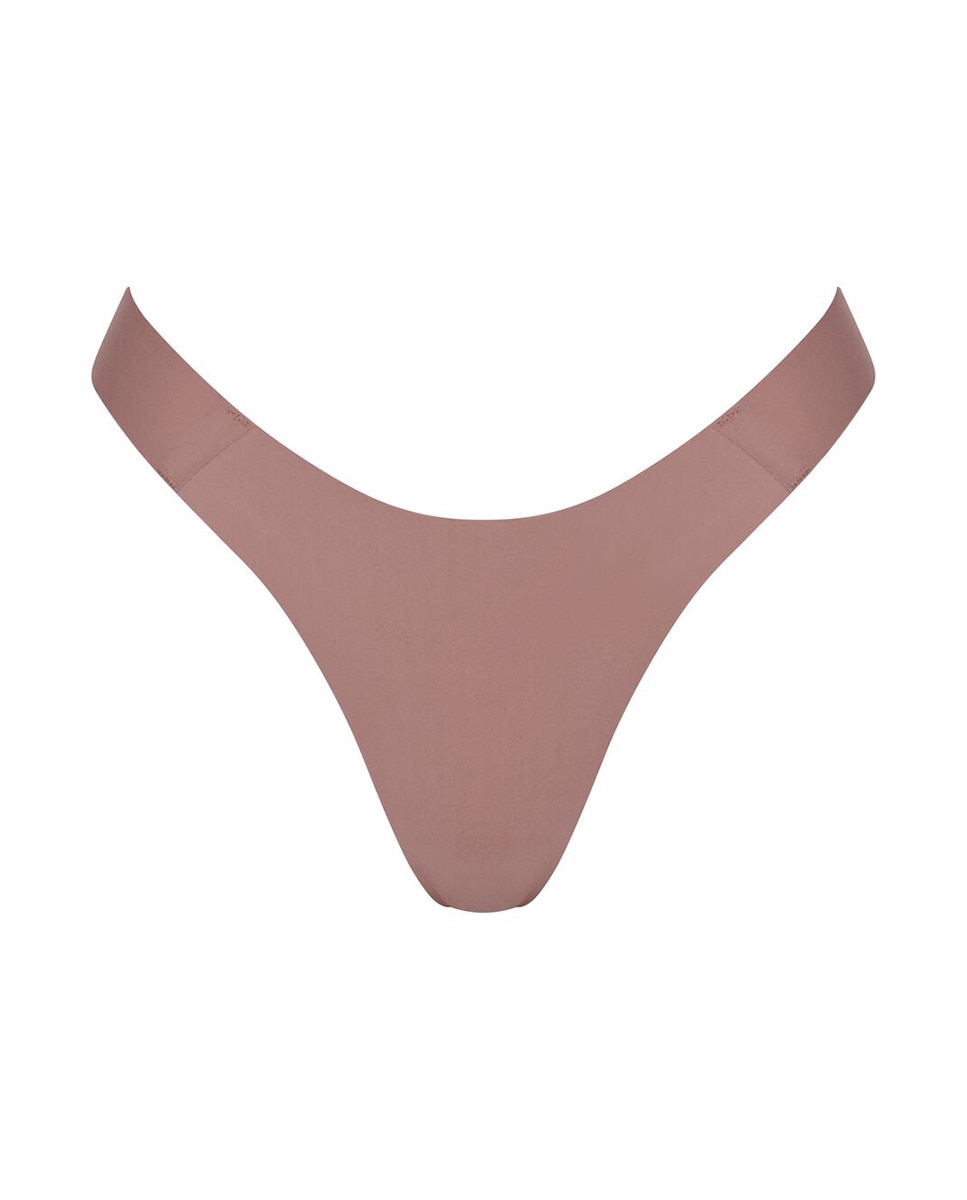Cueca Tipo Tanga Castanho-4