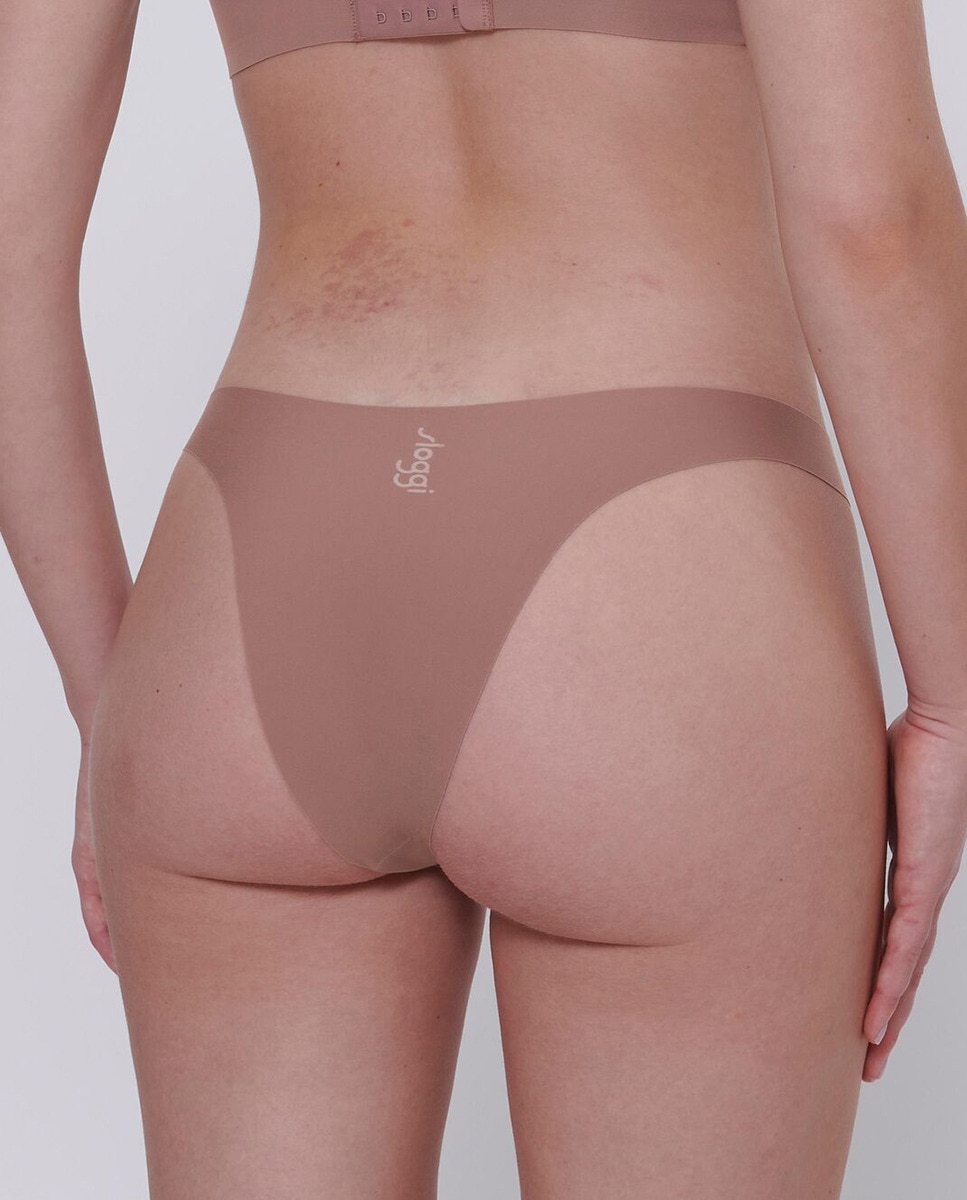 Cueca Tipo Tanga Castanho-2