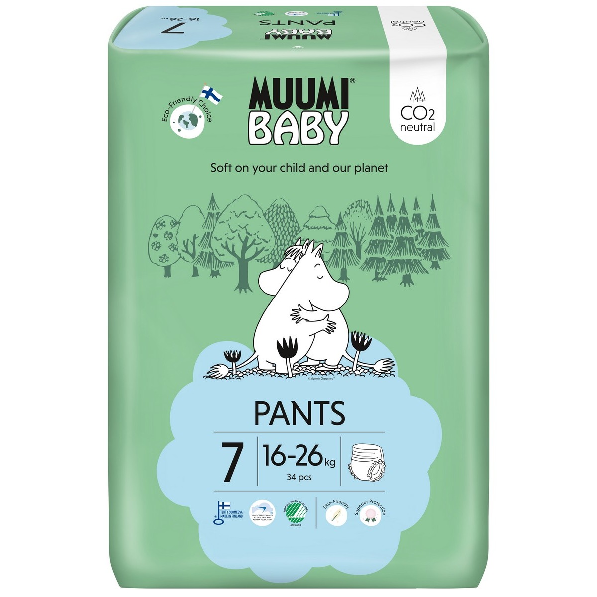 Fralda Cueca T.7 16-26 Kg - 34 un. 1