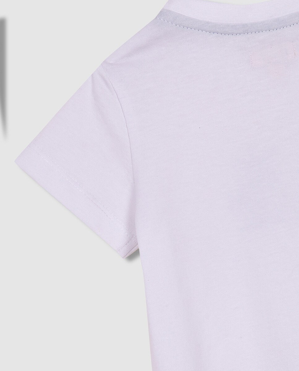 T-shirt com Estampado Palmeiras - Branco Branco-5