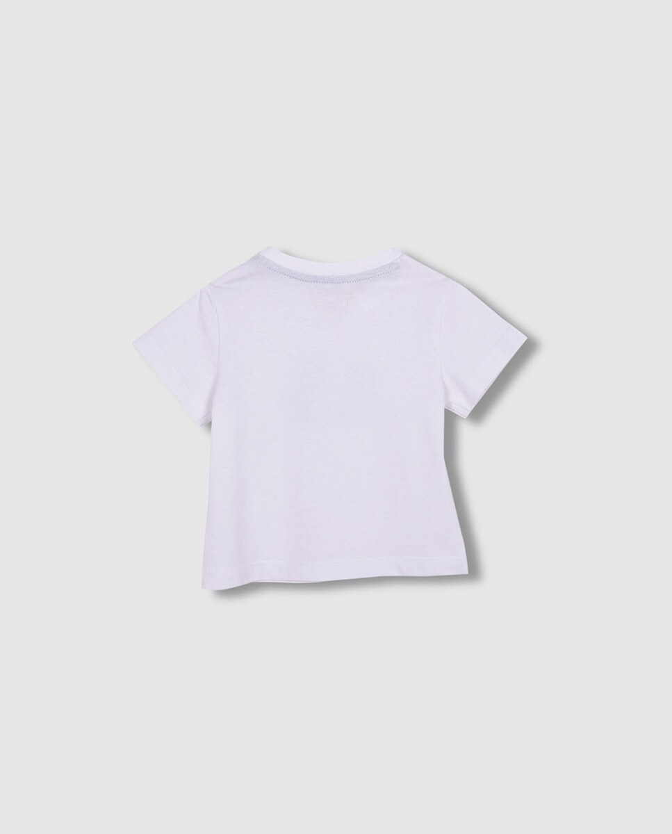 T-shirt com Estampado Palmeiras - Branco Branco-3