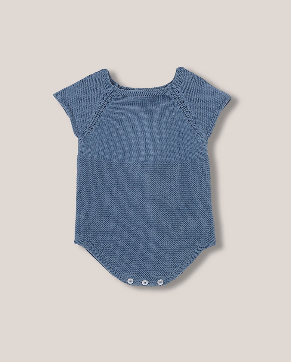 Babygrow de Malha Azul-claro-1