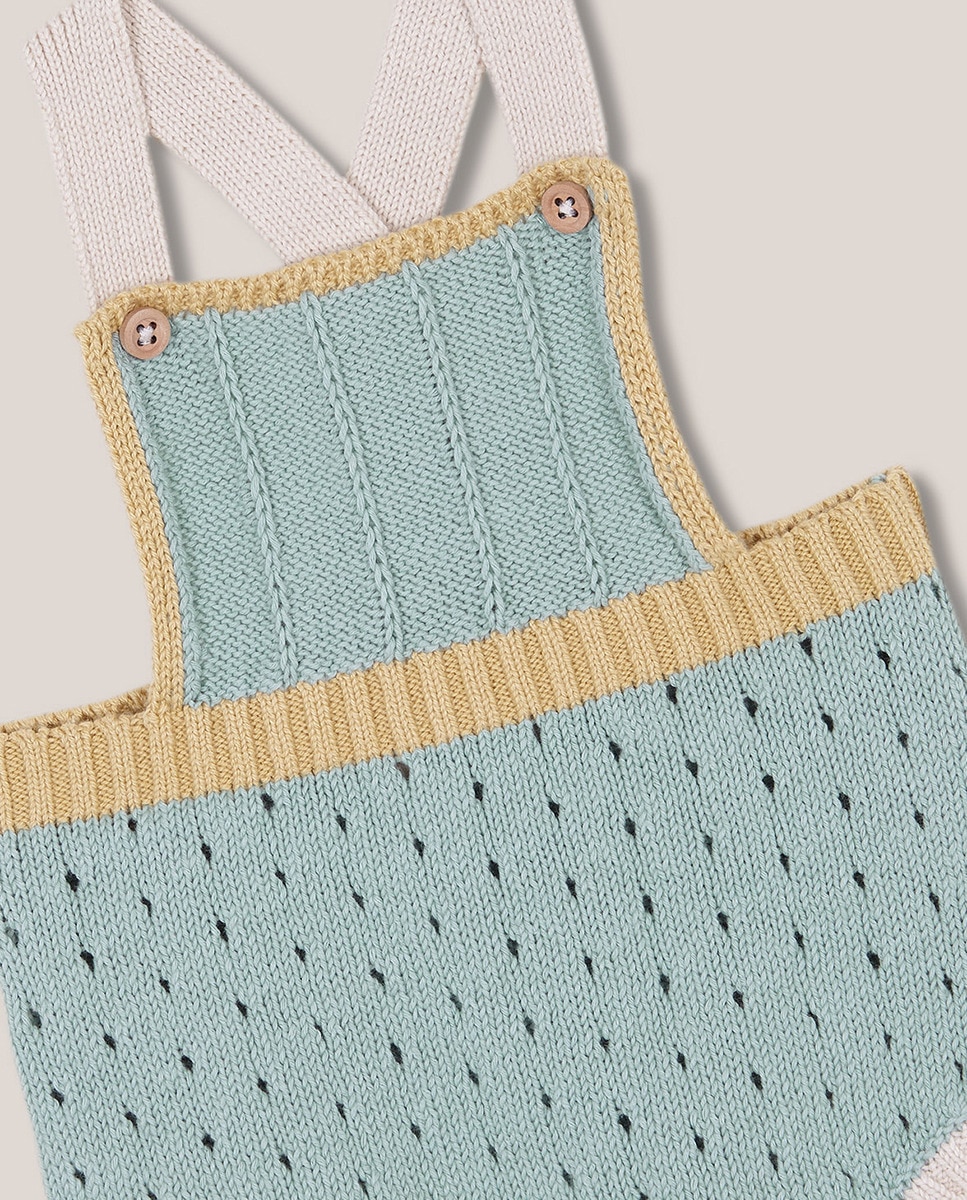 Babygrow de Malha sem Orifícios Verde-claro-3