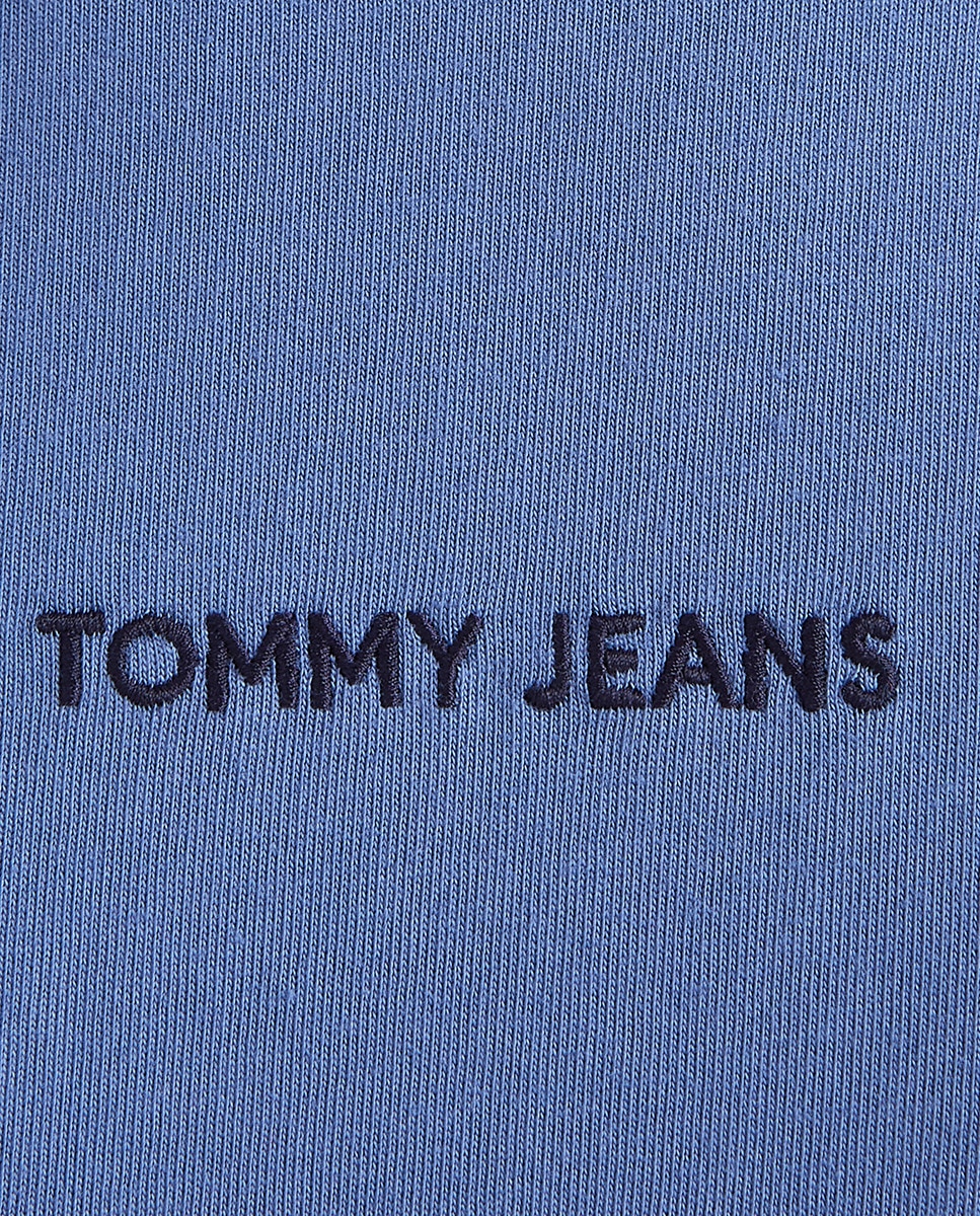 T-shirt Regular Fit com Manga Curta Azul-índigo-4