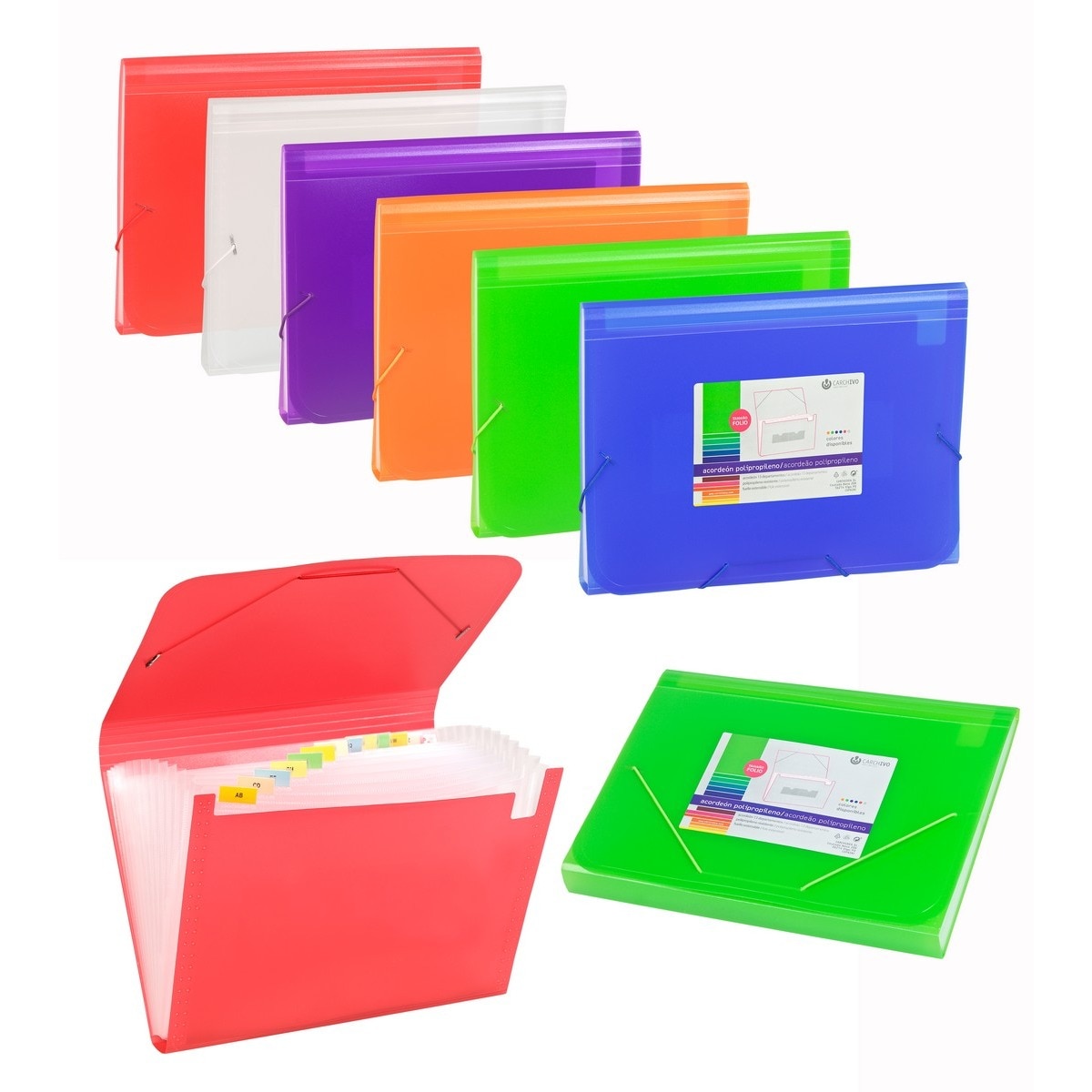 Imagem 0 de Acordeão de Polipropileno Translúcido