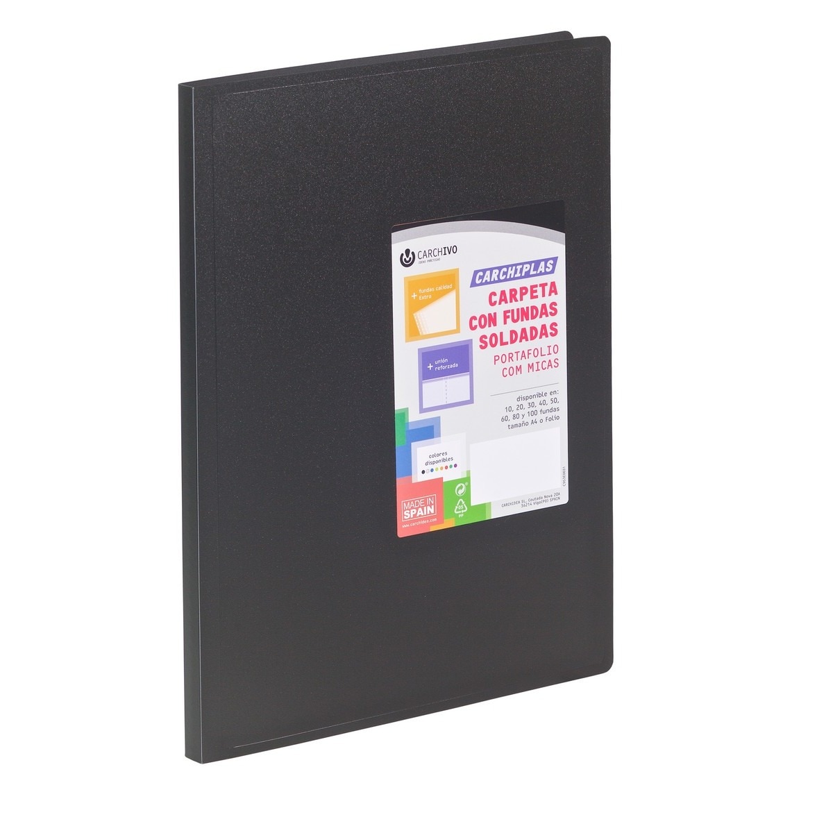 Imagem 0 de Pasta Carchiplas-Book de Polipropileno 50 Micas