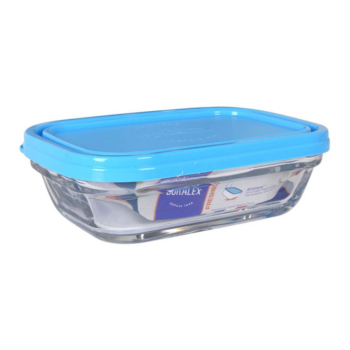 Fiambrera rectangular FreshBox Duralex Transparente-1