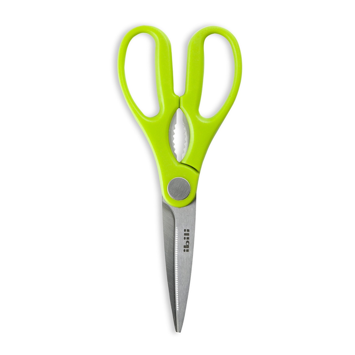 Tijeras de cocina multifunción Ibili Verde-1