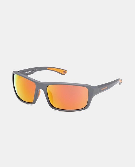Imagen 0 de Gafas de sol unisex rectangulares en gris