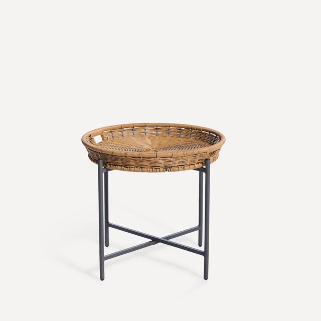 Imagen 0 de Mesa auxiliar de jardín de fibra sintética Charlotte El Corte Inglés