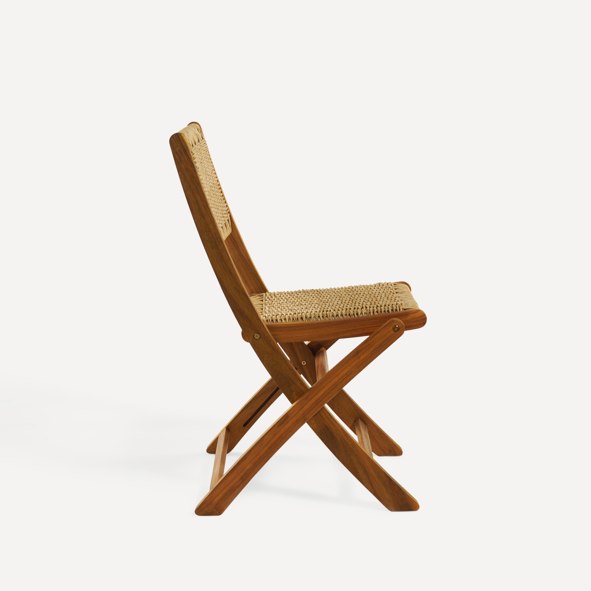 Silla plegable de madera de acacia Baiona El Corte Inglés Natural-3