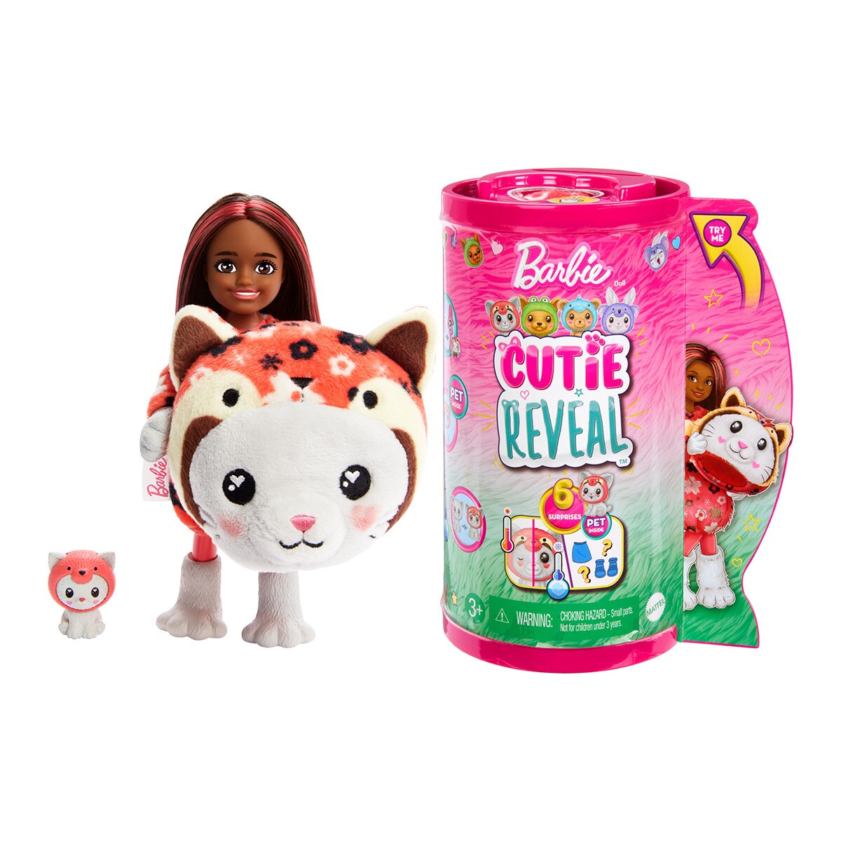 Barbie Chelsea Cutie Reveal Costume Series Kitty panda Mattel 1