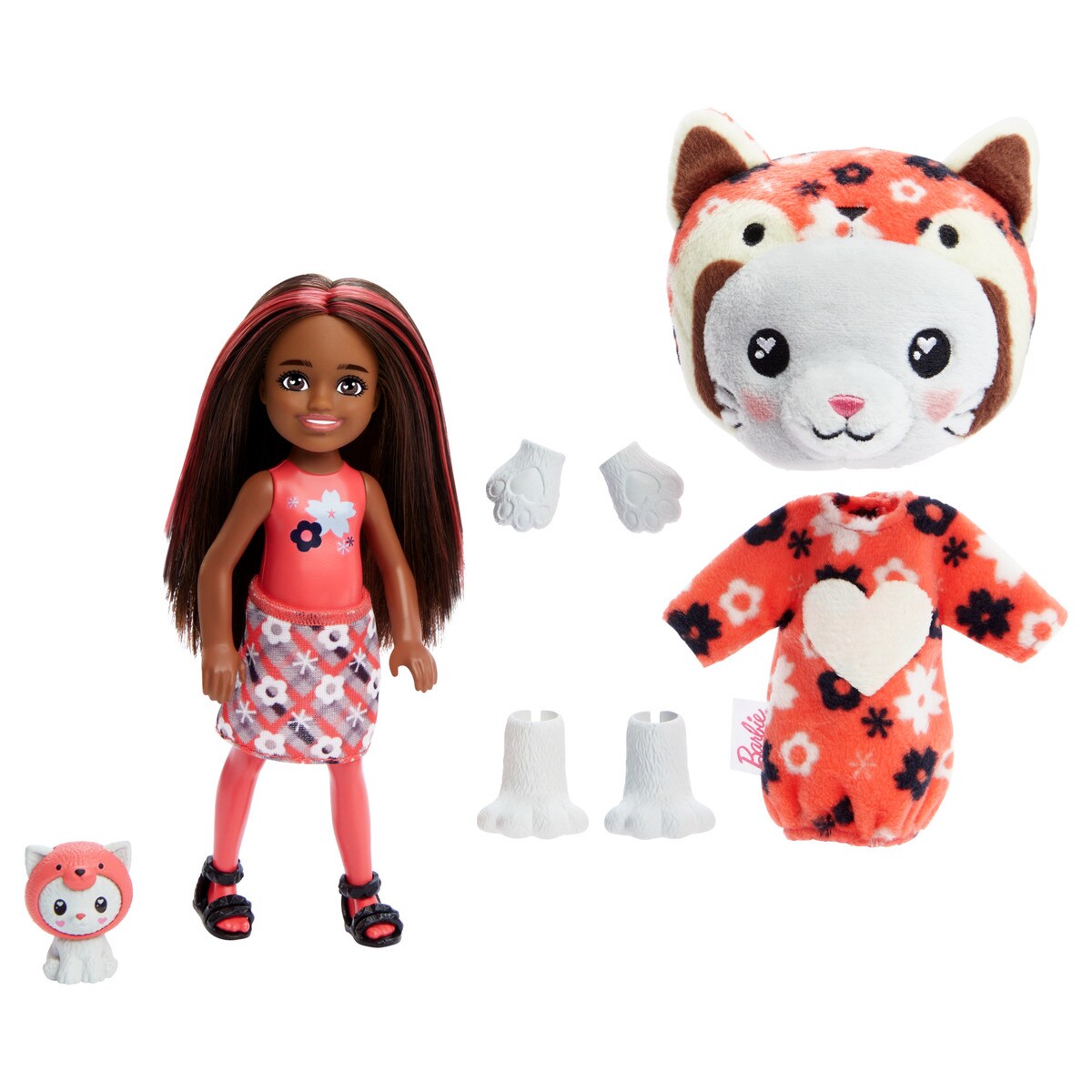 Barbie Chelsea Cutie Reveal Costume Series Kitty panda Mattel 5