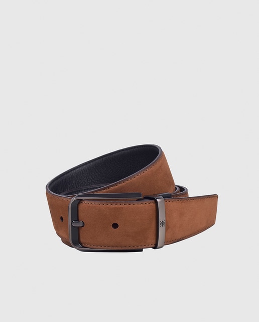 Imagen 0 de Cinturón vaqueta y nobuck