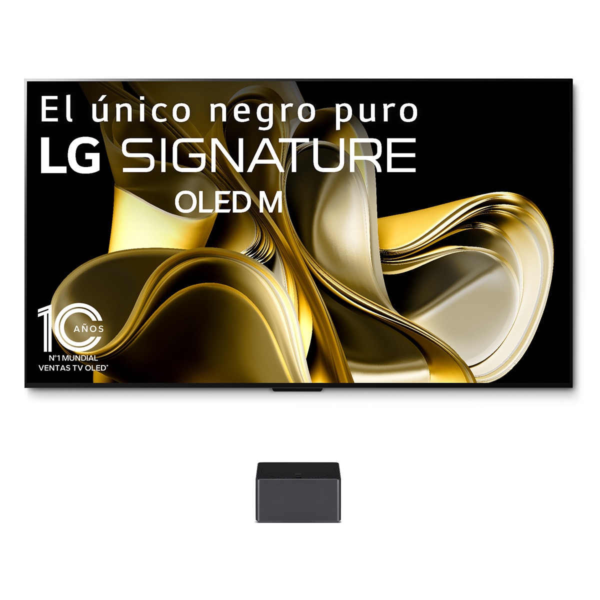 TV OLED 247 cm (97") LG OLED Signature 4K M3 Inalámbrico con Smart TV webOS23 actualizable, para colgar en pared con soporte incluido Gris Grafito-2