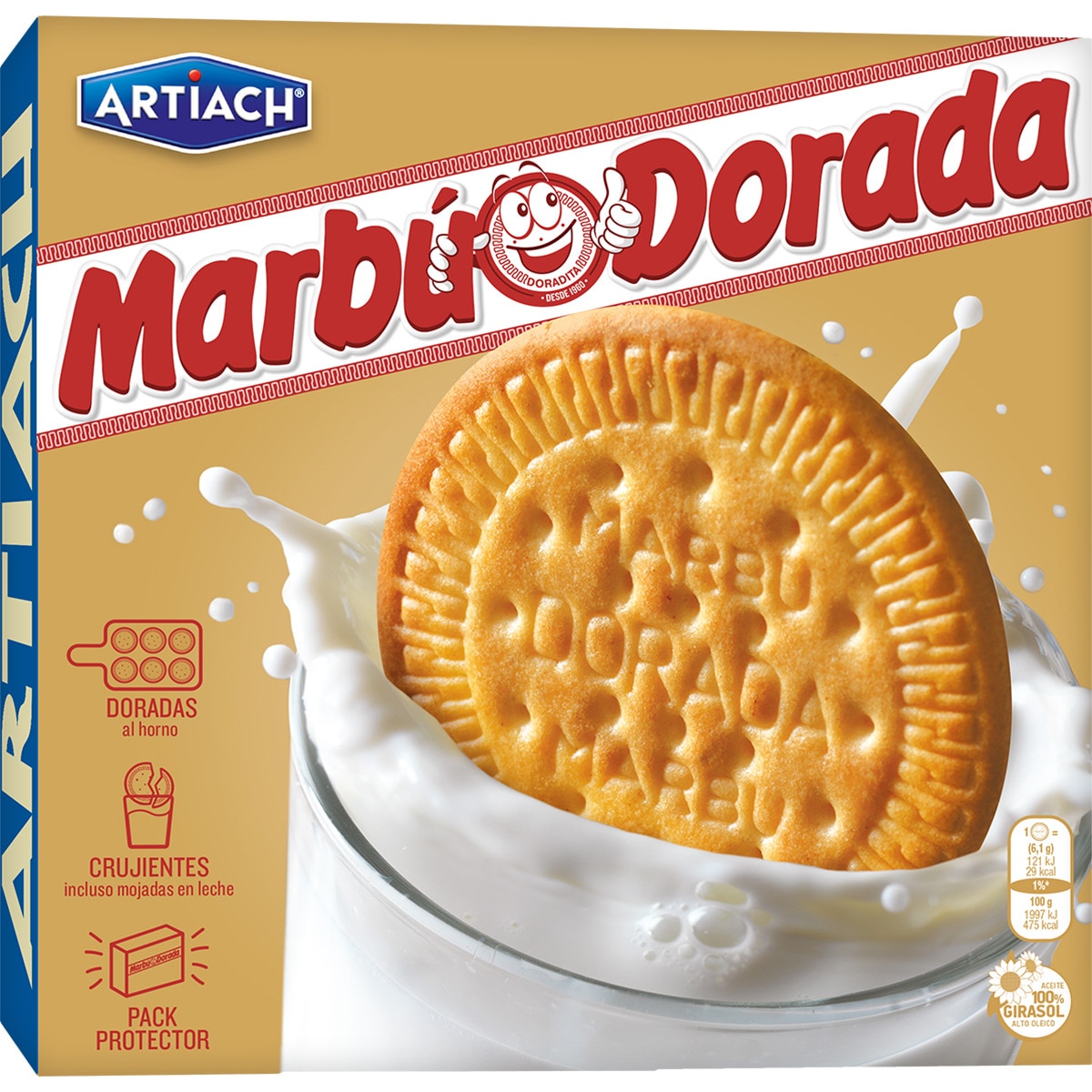 galletas doradas al horno caja 600 g