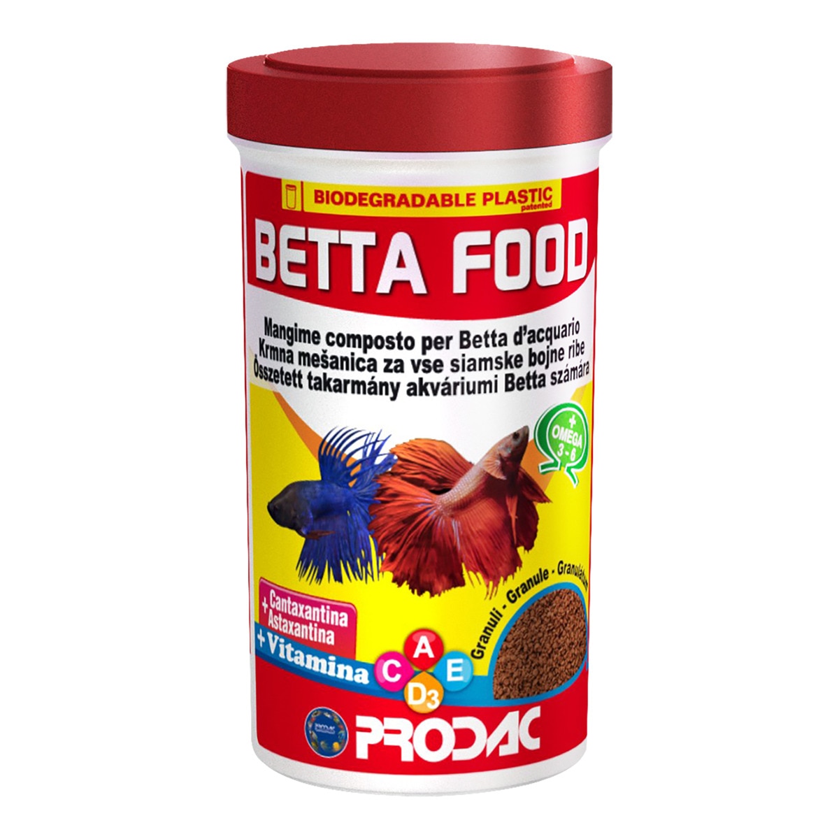 Comida para peces Betta Prodac 100 ml 1
