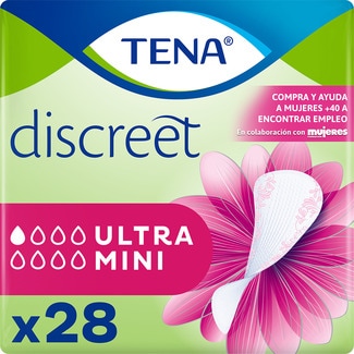Discreet compresa de incontinencia ultra mini caja 28 unidades - Tena
