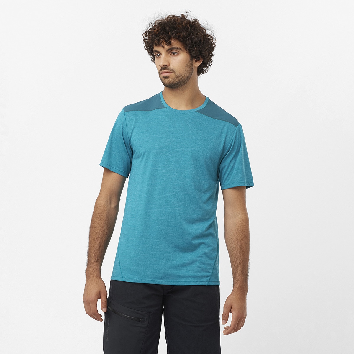 T-shirt Outline Azul-1
