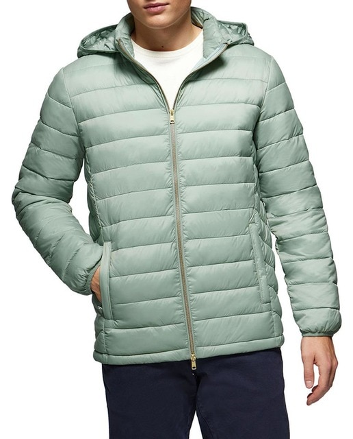 Imagen 0 de Chaqueta Charles ultralight verde jade con capucha y logotipo Polo Club