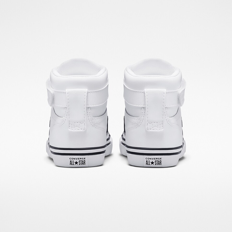 Sapatilhas Casual Infantil Pro Blaze Strap Pele Converse Branco-6