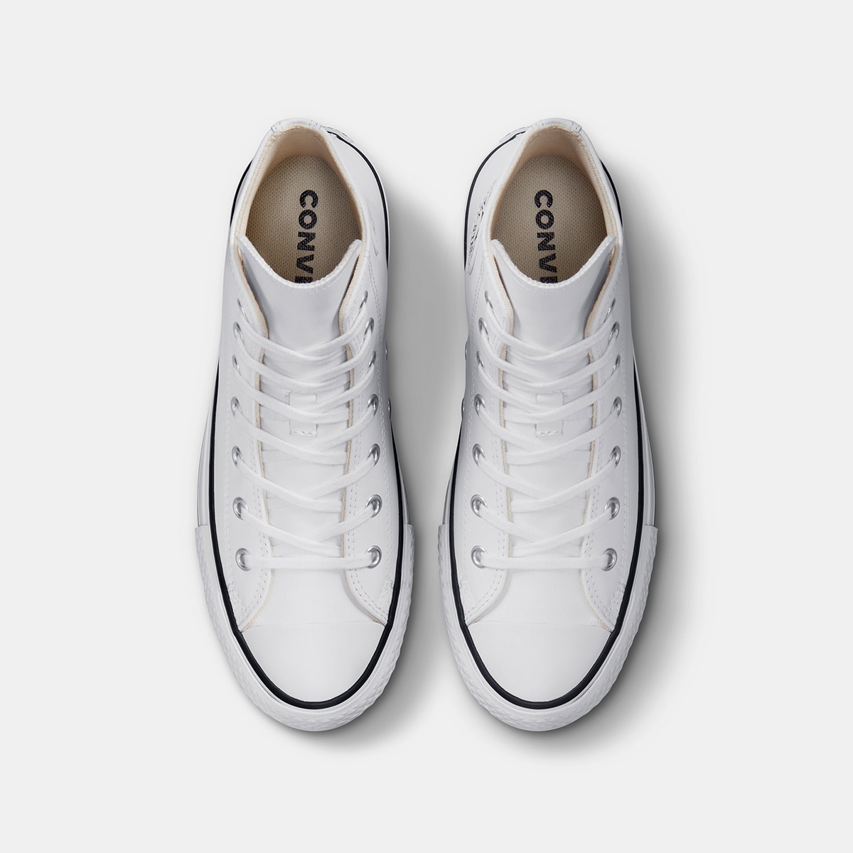 Sapatilhas Casual Infantil Chuck Taylor All Star Eva Lift Pele Converse Branco-3