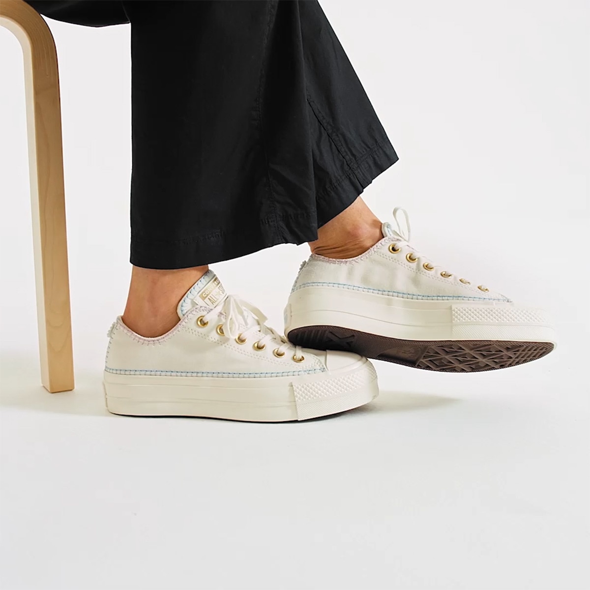 Low Top Converse Plataforma Chuck Taylor All Star Zapatillas