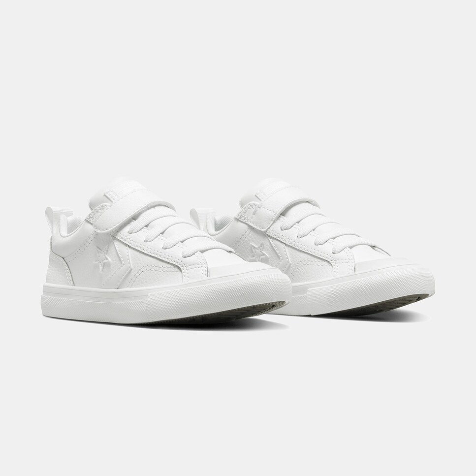 Sapatilhas Casual Infantil Pro Blaze Strap Pele Converse Branco-2