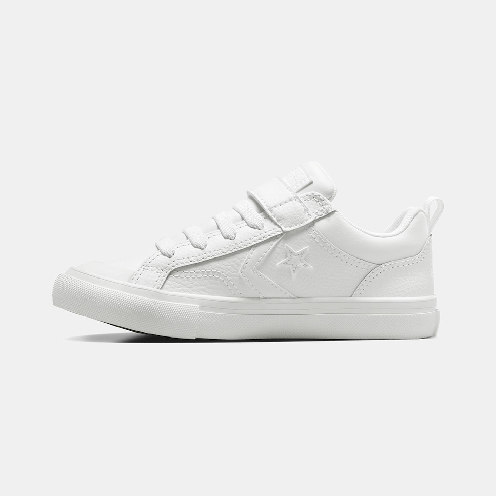 Sapatilhas Casual Infantil Pro Blaze Strap Pele Converse Branco-3