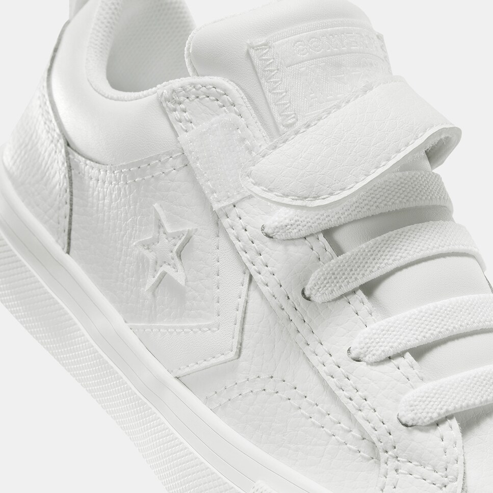 Sapatilhas Casual Infantil Pro Blaze Strap Pele Converse Branco-6