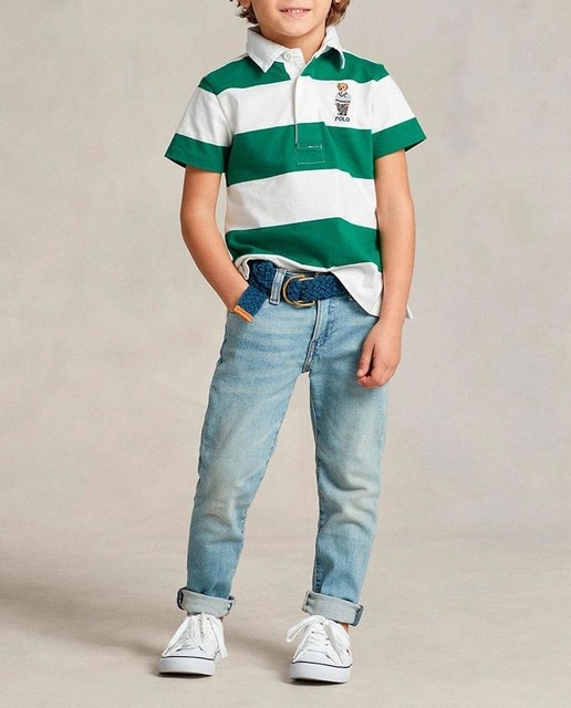 Imagen 0 de Vaquero de niño de algodón en azul