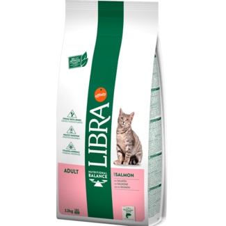 Alimento Seco para Gato Adulto de Salmão embalagem 12 kg - Libra