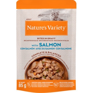 Alimento Húmido para Gato de Salmão embalagem 85 g - Natures Variety