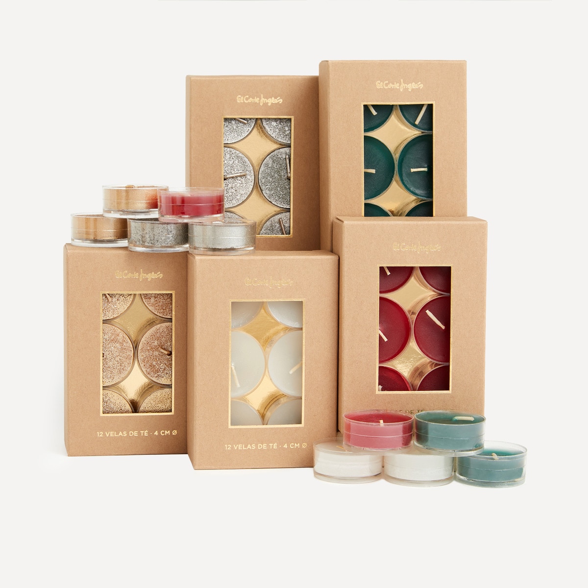 Set de 12 velas tealight El Corte Inglés 4