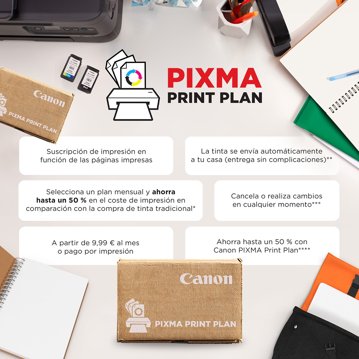 Impresora multifunción tinta Canon PIXMA TS5351i, Wi-Fi. Compatible PIXMA Print Plan Blanco-6