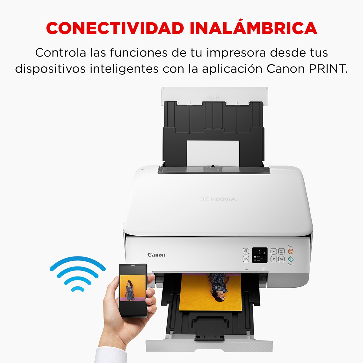 Impresora multifunción tinta Canon PIXMA TS5351i, Wi-Fi. Compatible PIXMA Print Plan Blanco-5