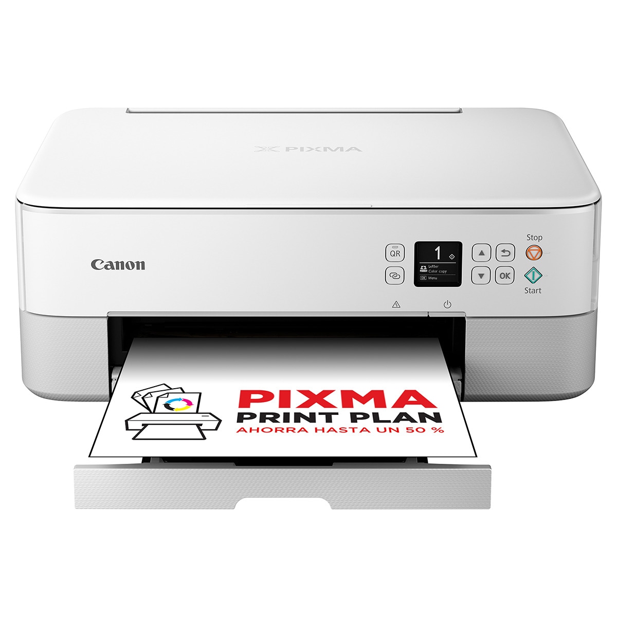 Impresora multifunción tinta Canon PIXMA TS5351i, Wi-Fi. Compatible PIXMA Print Plan Blanco-1