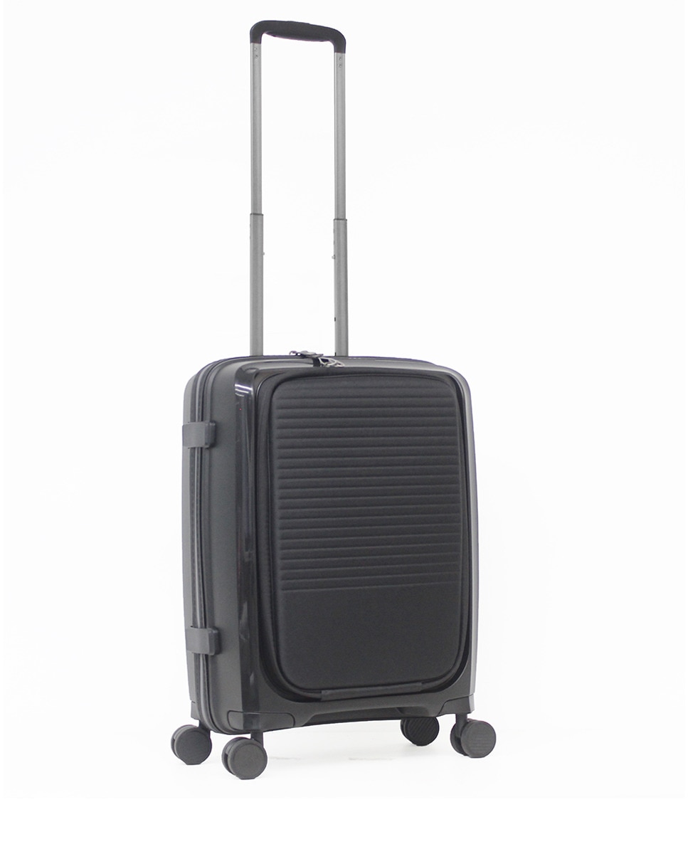 Trolley de Cabine de 4 Rodas Duplas |55,5 cm|2,55 kg Preto-1