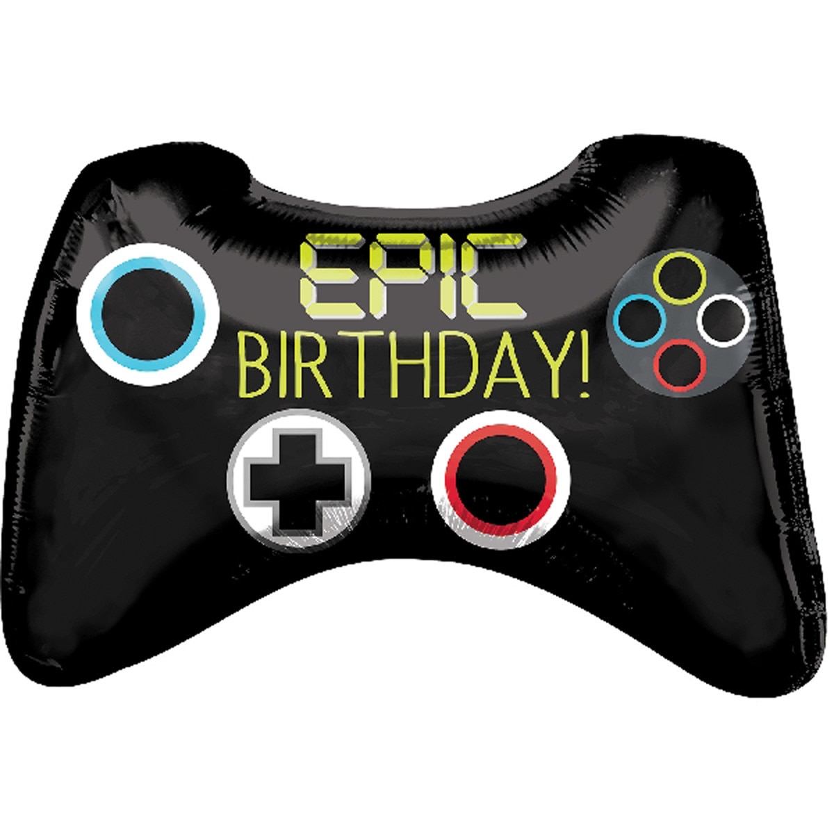 Globo Foil 71 cm Forma Mando de Videojuegos Liragram Negro-1